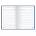 Ежедневник недатированный А5 (145х215 мм) STAFF, твердая ламинированная обложка, 128 л., синий, 127053