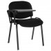 Стол (пюпитр) для стула "ИЗО" для конференций, складной, пластик/металл, черный, шк 28108