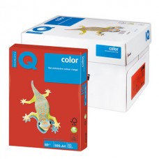 Бумага IQ color, А4, 80 г/м2, 500 л., интенсив, кораллово-красная, CO44