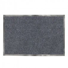 Коврик входной ворсовый влаго-грязезащитный ЛАЙМА, 120*150 см ребристый, толщина 7мм, серый, 602875