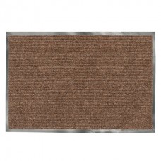 Коврик входной ворсовый влаго-грязезащитный ЛАЙМА, 120*150 см ребристый, коричневый, 602876