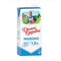 Молоко стерилизованное ДОМИК В ДЕРЕВНЕ 1,5%, без змж, 950г, Россия