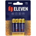 Батарейка Eleven SUPER AAA (LR03) алкалиновая, BC4, КОМПЛЕКТ 4шт.