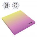Блок самоклеящийся Berlingo "Ultra Sticky.Radiance",75*75мм,50л,желтый/розовый градиент,европодвес