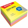Блок самоклеящийся Berlingo "Ultra Sticky", 50*50мм, 240л, 4 неоновых цвета