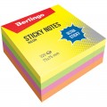 Блок самоклеящийся Berlingo "Ultra Sticky", 75*75мм, 320л, 4 неоновых цвета