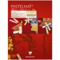 Альбом для пастели, 12л., 300*400мм, на склейке Clairefontaine "Pastelmat", 360г/м2, бархат, цв. блок, 96018C