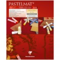 Альбом для пастели, 12л., 240*300мм, на склейке Clairefontaine "Pastelmat", 360г/м2, бархат, цв. блок, 96017C