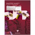 Альбом для пастели, 12л., 300*400мм, на склейке Clairefontaine "Pastelmat", 360г/м2, бархат, белый, 96029C