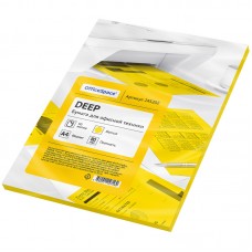 Бумага цветная OfficeSpace deep А4, 80г/м2, 50л. (желтый), 245202