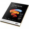 Бумага цветная OfficeSpace "Ultra Neon Color", A4, 75 г/м², 100л., (5 цветов), NC_34019