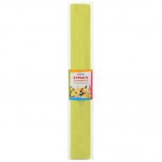Бумага крепированная флористическая ArtSpace, 50*250см, 110г/м2, светло-желтая, в пакете