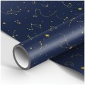 Упаковочная бумага глянц. 70*100см, MESHU "Golden constellations", 90г/м2