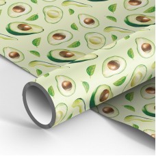Упаковочная бумага глянц. 70*100см, MESHU "Avocado", 90г/м2