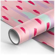 Упаковочная бумага глянц. 70*100см, MESHU "Stylish pink", 90г/м2, М100_41066