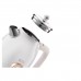 Чайник KITFORT КТ-6102-3, 1,7 л, 2150 Вт, закрытый нагревательный элемент, термометр, сталь, белый