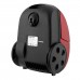 Пылесос BRAYER BR4223, с пылесборником, 1800 Вт, мощность всасывания 380 Вт, черный/красный