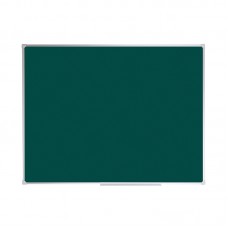 Доска для мела магнитная OfficeSpace, зеленая, 90*120см, алюминиевая рамка, полочка, ML_20417