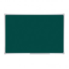 Доска для мела магнитная OfficeSpace, зеленая, 60*90см, алюминиевая рамка, полочка, ML_20416