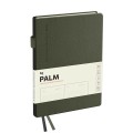 Ежедневник недатированный, А5, 136л., твердый переплет, кожзам, BG "Palm. Dark khaki", темно-зеленый, DuA5_61316