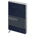 Ежедневник недатированный, А5, 136л., мягкий переплет, кожзам, BG "Business. Navy blue", темно-синий, DuA5_61342