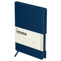 Ежедневник датированный 2025г., А5, 176л., мягкий переплет, кожзам, BG "Vienna. Dark blue", темно-синий, DdA5_61256