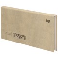 Еженедельник недатированный, 64л., мягкий переплет, кожзам, BG "Waltz.Beige metallic", цветной срез