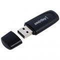 Флеш-диск Smart Buy "Scout"  32GB, USB 2.0 Flash Drive, черный, SB032GB2SCK