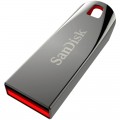 Флэш-диск 64 GB, SanDisk "Force", USB 2.0, черно-красный, металлический, SDCZ71-064G-B35