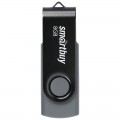 Флеш-диск Smart Buy "Twist"  8GB, USB 2.0 Flash Drive, черный, SB008GB2TWK