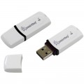 Флеш-диск Smart Buy "Paean"  8GB, USB 2.0 Flash Drive, белый, SB8GBPN-W