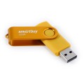 Флеш-диск Smart Buy "Twist" 32GB, USB 2.0 Flash Drive, желтый, SB032GB2TWY