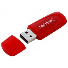 Флеш-диск Smart Buy "Scout"  64GB, USB 2.0 Flash Drive, красный, SB064GB2SCR