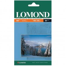 Фотобумага LOMOND для струйной печати, А6 (105х148мм), 180г/м2, 50л, односторонняя, матовая 0102063