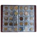 Альбом нумизмата для 240 монет, 125х185 мм, ПВХ, коричневый, STAFF, 238080