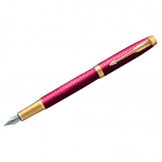 Ручка перьевая Parker "IM Premium Red GT" синяя, 0,8мм, подарочная упаковка, 2143650