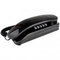 Телефон проводной Texet ТХ-215, повторный набор, компактный размер, черный, 
