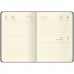 Ежедневник датированный 2024г., А5, 176л., кожзам, OfficeSpace "Pattern", графитовый, Ed5_51640