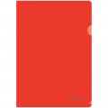 Папка-уголок жесткая А4 BERLINGO, красная прозрачная, 0,18 мм, AGp_04103