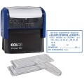 Штамп самонаборный Colop Printer 60C SET- F с, 9стр. б/рамки, 7стр. с рамкой, 2 кассы, пластик, 76*37мм