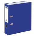 Папка-регистратор СТАММ, 80мм, бумвинил, с карманом на корешке, синяя, ММ-31524
