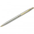 Ручка шариковая Luxor бизнес-класса "Sterling", корп.серебро, золотистые детали, узел 1мм, линия 0,8 мм, синяя, 8210