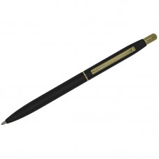 Ручка шариковая Luxor бизнес-класса "Sterling", корп.черный, золотистые детали, узел 1мм, линия 0,8 мм, синяя, 1116