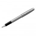 Ручка-роллер Parker "Sonnet Sand Blasted Stainless Steel" черная, 0,8мм, подарочная упаковка, 2146875