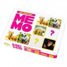 Игра настольная Десятое королевство "Мемо. Мир животных", 50 карточек, картонная коробка, 3590
