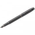 Ручка перьевая Parker "IM Professionals Monochrome Titanium" синяя, 0,8мм, подарочная упаковка, 2172958