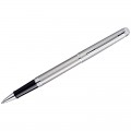 Ручка-роллер Waterman "Hemisphere Stainless Steel PT" черная, 0,8мм, подарочная упаковка, S0920450