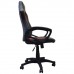 Кресло офисное BRABIX Rider EX-544, экокожа черная/ткань красная, 531583