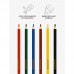 Карандаши цветные Гамма "Мультики", 06цв., трехгранные, заточен., картон. упак., европодвес,  290122_06