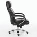 Кресло офисное BRABIX "Direct EX-580", хром, рециклированная кожа, черное